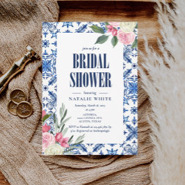 ブイタリアンガインビラ地中海のブライダルシャワー 招待状