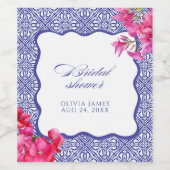 ブイタリアンガインビリアブライダルシャワー ワインラベル (シングルラベル)