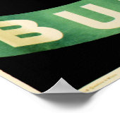 ブイトニパスチナグルチナタパスタイタリアンヴィンテージ ポスター (角)