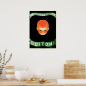 ブイトニパスチナグルチナタパスタイタリアンヴィンテージ ポスター (キッチン)