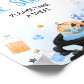 ブイハロウィーンベイビーシャワーベビーは甘い ポスター (角)