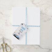 ブイハロウィーンベイビーシャワーメッセージカード ギフトタグ (より糸付き)