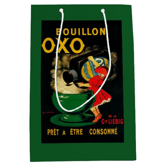 ブイヨンのオキソヴィンテージPoseterEurope ミディアムペーパーバッグ (正面)