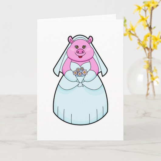 ブイルで嫁ぐ豚 カード (黄色い花)