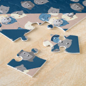 ブイレルの背景パターン ジグソーパズル (側面)