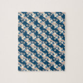 ブイレルの背景パターン ジグソーパズル (縦)