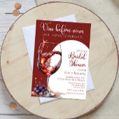 ブウズワインテイスティングブライダルシャワー 招待状