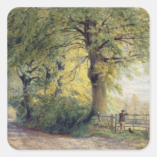 ブエッチの下で スクエアシール (正面)