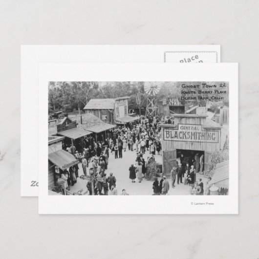 ブエナパークカリフォルニアノッツベリープレイス幽霊 ポストカード (正面/裏面)