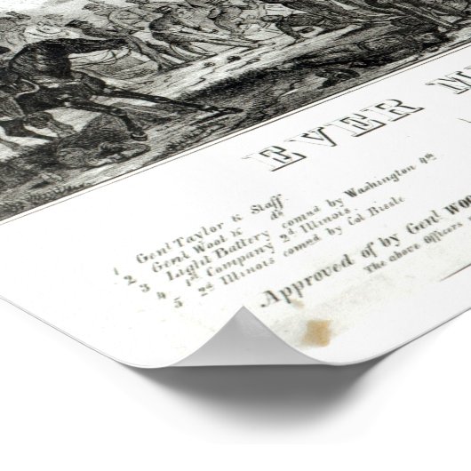 ブエナビスタの記憶に残る戦い ポスター (角)