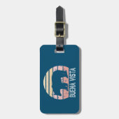 ブエナビスタコロラドレトロベア ラゲッジタグ (正面縦)