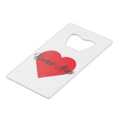 ブエノスアイレスが大好き – アルゼンチン クレジットカード栓抜き (裏面アングル)