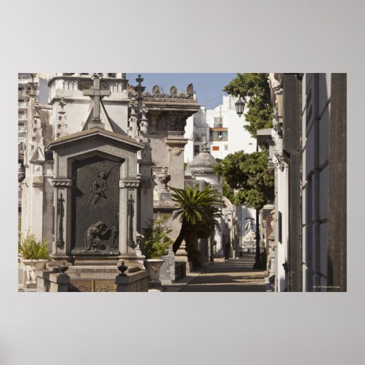 ブエノスアイレスのラレクレタ墓地 ポスター (正面)