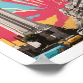 ブエノスアイレスアルゼンチポップ・アートのンアートトラベルイラストレーション ポスター (角)