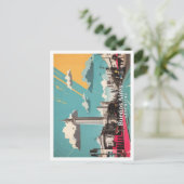 ブエノスアイレスアルゼンチポップ・アートのンアートトラベルイラストレーション ポストカード (スタンド正面)