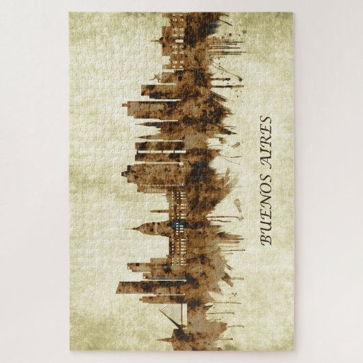 ブエノスアイレスアルゼンチンシティスケープ ジグソーパズル (縦)