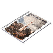 ブエノスアイレスアルゼンチンスカイラインの水彩 ノートブック (左側)