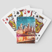 ブエノスアイレスアルゼンチンスカイラインバイナイトシティビュー トランプ (裏面)