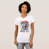 ブエノスアイレスアルゼンチンドラマティッ絵画クウーマンズ Tシャツ (正面フル)