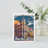 ブエノスアイレスアルゼンチン有名な旅行の場所 ポストカード (スタンド正面)