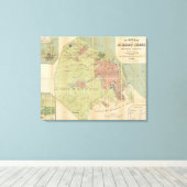 ブエノスアイレスアルゼンチン キャンバスプリント (インサイチュ (ウッドフロア))