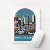 ブエノスアイレスアルゼンチン マウスパッド (マウス)