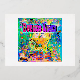 ブエノスアイレスエポックアワー葉書 箔シーズンポストカード