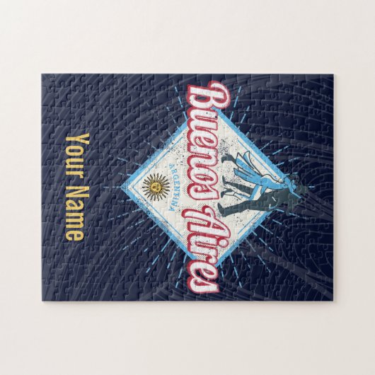 ブエノスアイレスシティアルゼンチンレトロ丹後ヴィンテージ ジグソーパズル (横)