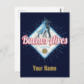 ブエノスアイレスシティアルゼンチンレトロ丹後ヴィンテージ ポストカード (正面/裏面)