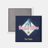 ブエノスアイレスシティアルゼンチンレトロ丹後ヴィンテージ マグネット (正面/裏面)