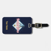 ブエノスアイレスシティアルゼンチンレトロ丹後ヴィンテージ ラゲッジタグ (正面横)