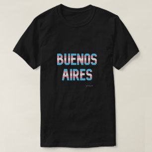 ブエノスアイレスプライドトランスジェンダー国旗 Tシャツ