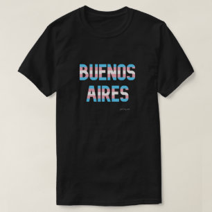 ブエノスアイレスプライドトランスジェンダー国旗 Tシャツ