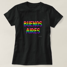 ブエノスアイレスプライドTシャツW. |レインボーフラグ Tシャツ