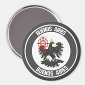 ブエノスアイレスラウンドエンブレム マグネット (正面/裏面)