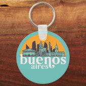 ブエノスアイレスヴィンテージシティスカイラインシティスケープ キーホルダー (正面)