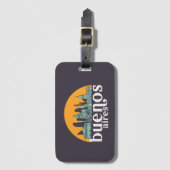 ブエノスアイレスヴィンテージシティスカイラインシティスケープ ラゲッジタグ (正面縦)