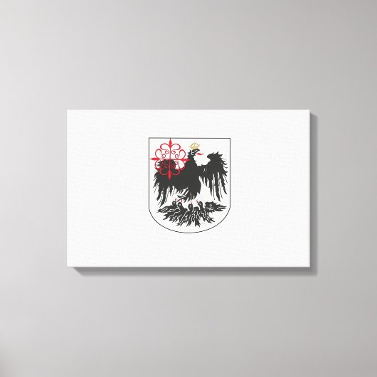 ブエノスアイレス国旗（アルゼンチン） キャンバスプリント (正面)