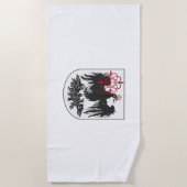 ブエノスアイレス国旗(アルゼンチン) ビーチタオル (正面)