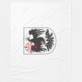 ブエノスアイレス国旗(アルゼンチン) フリースブランケット (正面)