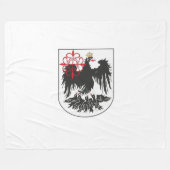 ブエノスアイレス国旗(アルゼンチン) フリースブランケット (正面(横))