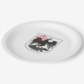 ブエノスアイレス国旗（アルゼンチン） ペーパープレート (アングル)