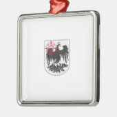 ブエノスアイレス国旗（アルゼンチン） メタルオーナメント (左)