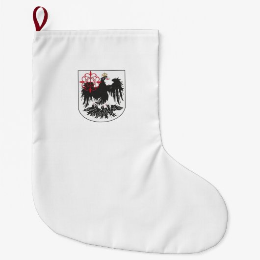 ブエノスアイレス国旗（アルゼンチン） ラージクリスマスストッキング (正面)