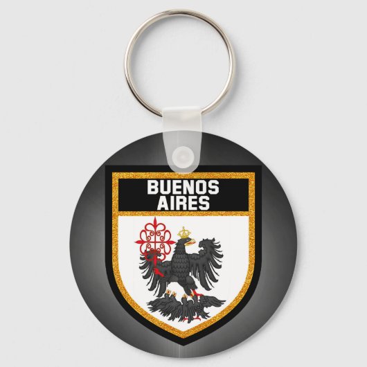 ブエノスアイレス国旗 キーホルダー (正面)
