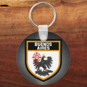 ブエノスアイレス国旗 キーホルダー (正面)