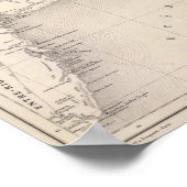 ブエノスアイレス州の地図、周辺地域 ポスター (角)