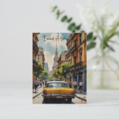 ブエノスアイレス水彩画 ポストカード (スタンド正面)