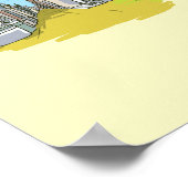 ブエノスアイレス、アルゼンチン旅行 ポスター (角)