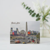 ブエノスアイレス,アルゼンチン,オベリスコ ポストカード (スタンド正面)